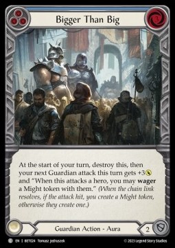 Bigger Than Big (Blue) (Regular) - Heavy Hitters - Betsy Blitz Deck