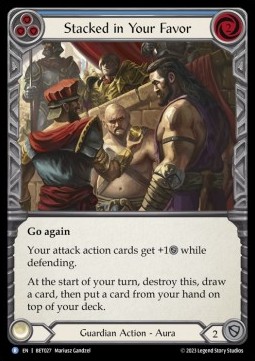 Stacked in Your Favor (Blue) (Regular) - Heavy Hitters - Betsy Blitz Deck