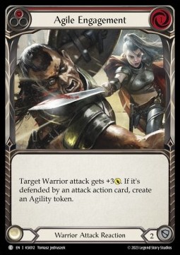 Agile Engagement (Red) (Regular) - Heavy Hitters - Kassai Blitz Deck