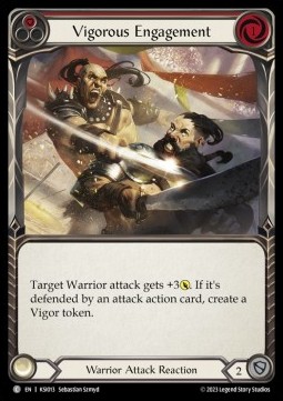 Vigorous Engagement (Red) (Regular) - Heavy Hitters - Kassai Blitz Deck