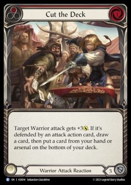Cut the Deck (Red) (Rainbow Foil) - Heavy Hitters - Kassai Blitz Deck