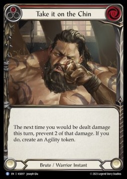 Take it on the Chin (Regular) - Heavy Hitters - Kassai Blitz Deck
