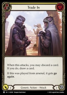 Trade In (Yellow) (Regular) - Heavy Hitters - Kassai Blitz Deck