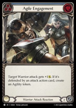 Agile Engagement (Blue) (Regular) - Heavy Hitters - Kassai Blitz Deck