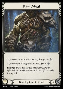 Raw Meat (Regular) - Heavy Hitters - Kayo Blitz Deck