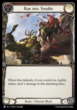 Run into Trouble (Regular) - Heavy Hitters - Kayo Blitz Deck