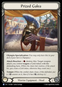 Prized Galea (Regular) - Heavy Hitters - Olympia Blitz Deck