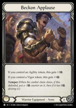 Beckon Applause (Regular) - Heavy Hitters - Olympia Blitz Deck