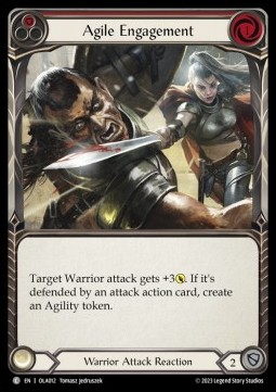 Agile Engagement (Red) (Regular) - Heavy Hitters - Olympia Blitz Deck