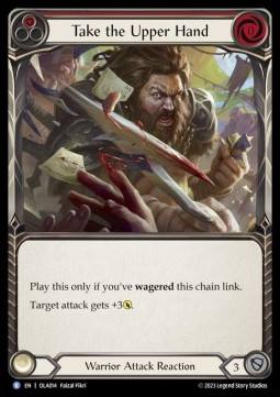 Take the Upper Hand (Red) (Regular) - Heavy Hitters - Olympia Blitz Deck