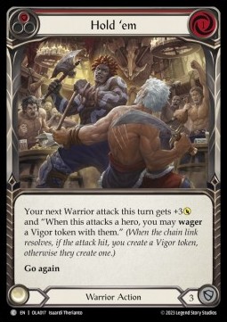 Hold 'em (Red) (Regular) - Heavy Hitters - Olympia Blitz Deck