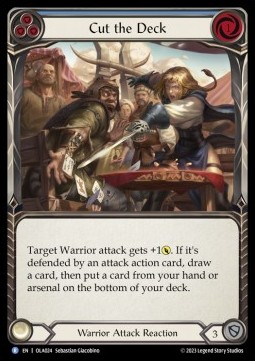 Cut the Deck (Blue) (Regular) - Heavy Hitters - Olympia Blitz Deck