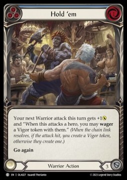 Hold 'em (Blue) (Regular) - Heavy Hitters - Olympia Blitz Deck