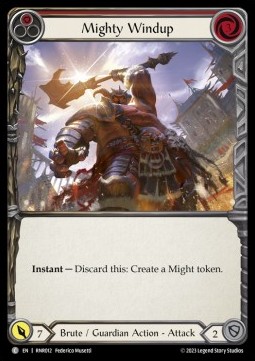 Mighty Windup (Red) (Regular) - Heavy Hitters - Rhinar Blitz Deck