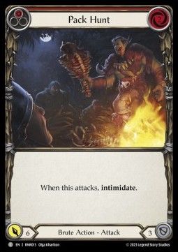 Pack Hunt (Red) (Regular) - Heavy Hitters - Rhinar Blitz Deck