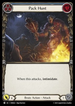 Pack Hunt (Blue) (Regular) - Heavy Hitters - Rhinar Blitz Deck