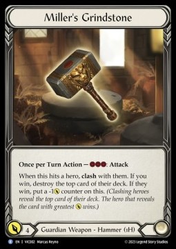 Miller's Grindstone (Regular) - Heavy Hitters - Victor Blitz Deck