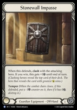 Stonewall Impasse (Regular) - Heavy Hitters - Victor Blitz Deck