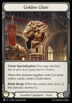 Golden Glare (Regular) - Heavy Hitters - Victor Blitz Deck