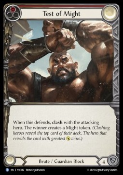Test of Might (Regular) - Heavy Hitters - Victor Blitz Deck