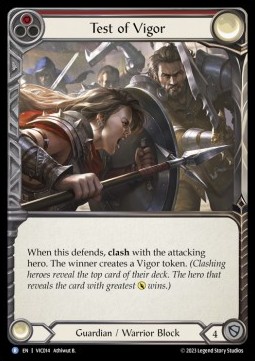 Test of Vigor (Regular) - Heavy Hitters - Victor Blitz Deck