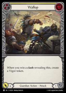 Wallop (Yellow) (Regular) - Heavy Hitters - Victor Blitz Deck