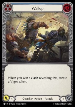 Wallop (Blue) (Regular) - Heavy Hitters - Victor Blitz Deck