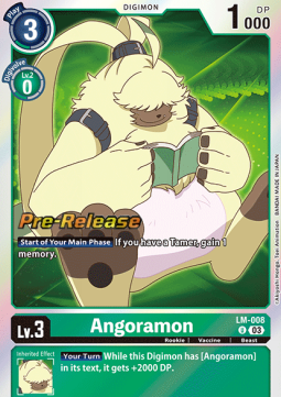 Angoramon (LM-008) - Promos: Exceed Apocalypse