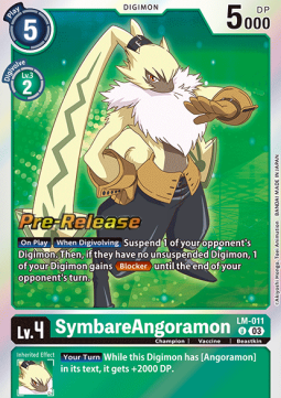 SymbareAngoramon (LM-011) - Promos: Exceed Apocalypse