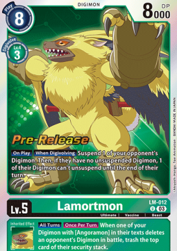 Lamortmon (LM-012) - Promos: Exceed Apocalypse