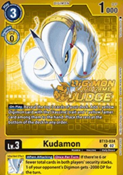 Kudamon (BT13-034) - Judge Promos