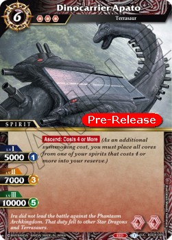 Dinocarrier Apato (V.1 - Uncommon) - Promos: Savior of Chaos