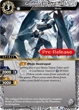 Godmech Gae Bolg - Promos: Savior of Chaos