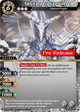 Sky Emperor Le Ciel (V.1 - Uncommon) - Promos: Savior of Chaos