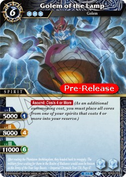 Golem of the Lamp (V.1 - Uncommon) - Promos: Savior of Chaos