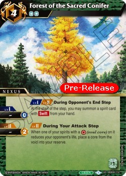 Forest of the Sacred Conifer - Promos: Savior of Chaos