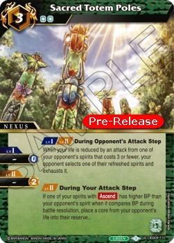 Sacred Totem Poles - Promos: Savior of Chaos