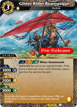 Glider Rider Bourrasque (V.1 - Rare) - Promos: Savior of Chaos