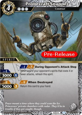 Probecraft Snapper (V.1 - Rare) - Promos: Savior of Chaos