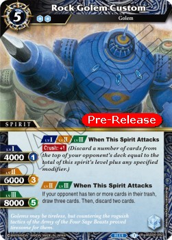 Rock Golem Custom - Promos: Savior of Chaos