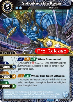 Spikeknuckle Roger - Promos: Savior of Chaos