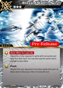 Blizzard Wall - Promos: Savior of Chaos