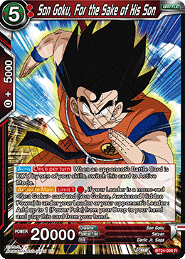 Son Goku, For the Sake of His Son - Beyond Generations