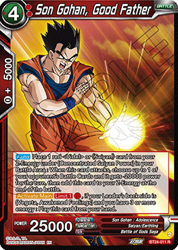 Son Gohan, Good Father (V.1 - Rare) - Beyond Generations
