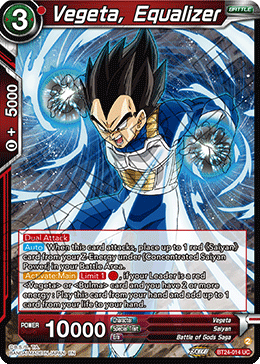 Vegeta, Equalizer (V.1 - Uncommon) - Beyond Generations