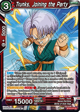 Trunks, Joining the Party (V.1 - Uncommon) - Beyond Generations