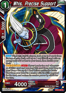 Whis, Precise Support - Beyond Generations