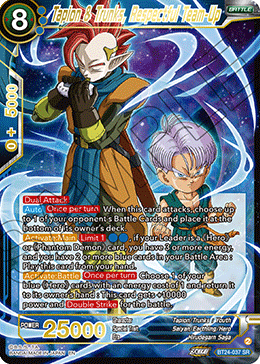 Tapion & Trunks, Respectful Team-Up (V.1 - Super Rare) - Beyond Generations