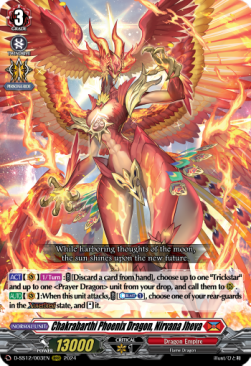 Chakrabarthi Phoenix Dragon, Nirvana Jheva [D Format] (V.1 - Triple Rare) - Triple Drive Booster