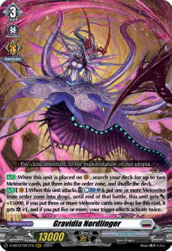 Gravidia Nordlinger [D Format] (V.1 - Triple Rare) - Triple Drive Booster